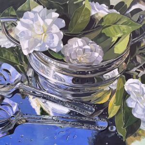 Still Life with White Camellias